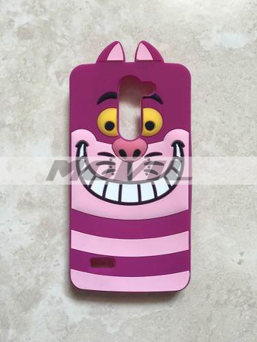 Funda Case Protector Silicon 3d Lg L80 Bello Gato Alicia